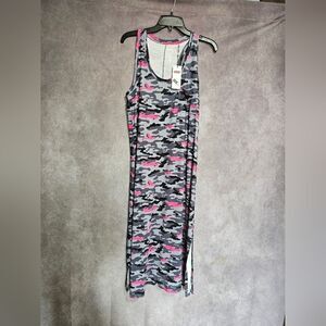 Womem's Camo Tank Top Racerback Dress Medium